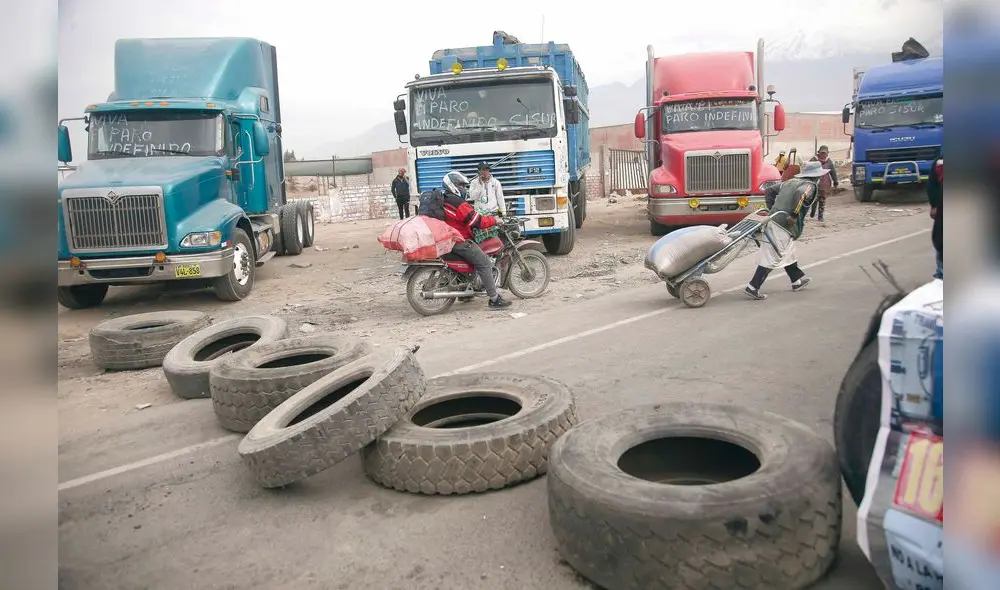 PARO DE TRANSPORTISTAS DE CARGA PESADA
PARO DE TRANSPORTISTAS DE CARGA PESADA