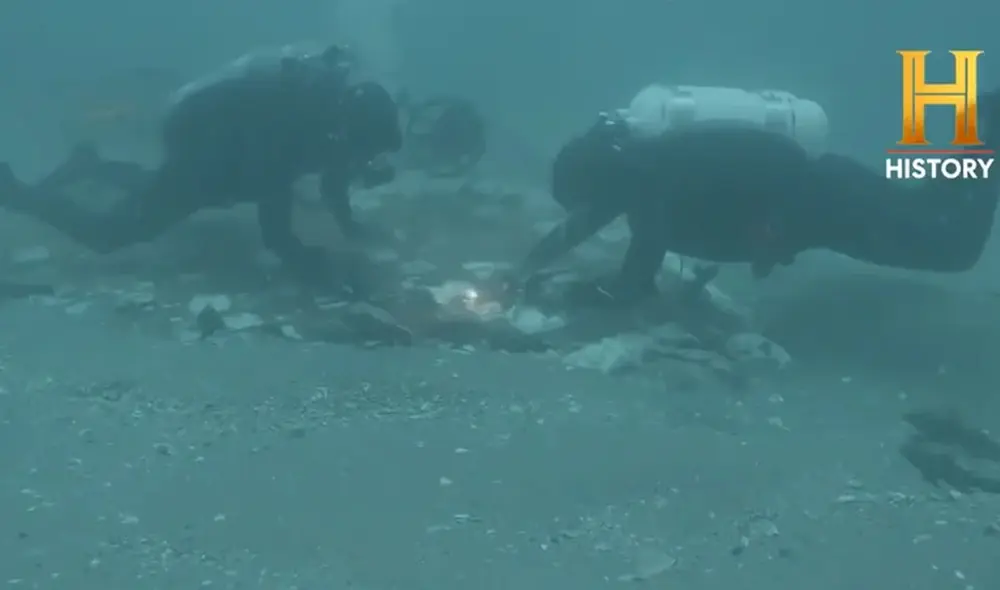 El increíble hallazgo se dio en el mar de Florida. Foto: Twitter/ @History