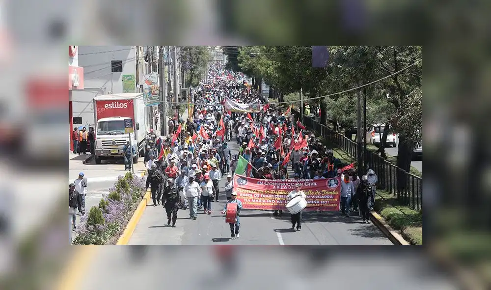 Movilización partió desde el Cono Norte de la Ciudad Movilización partió desde el Cono Norte de la Ciudad