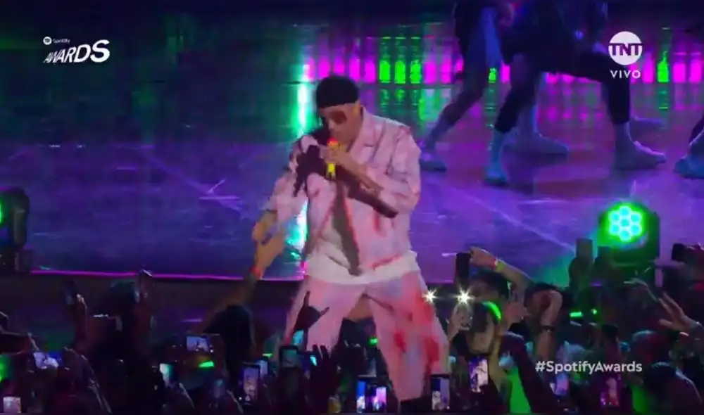 Bad Bunny en los Spotify Awards 2020