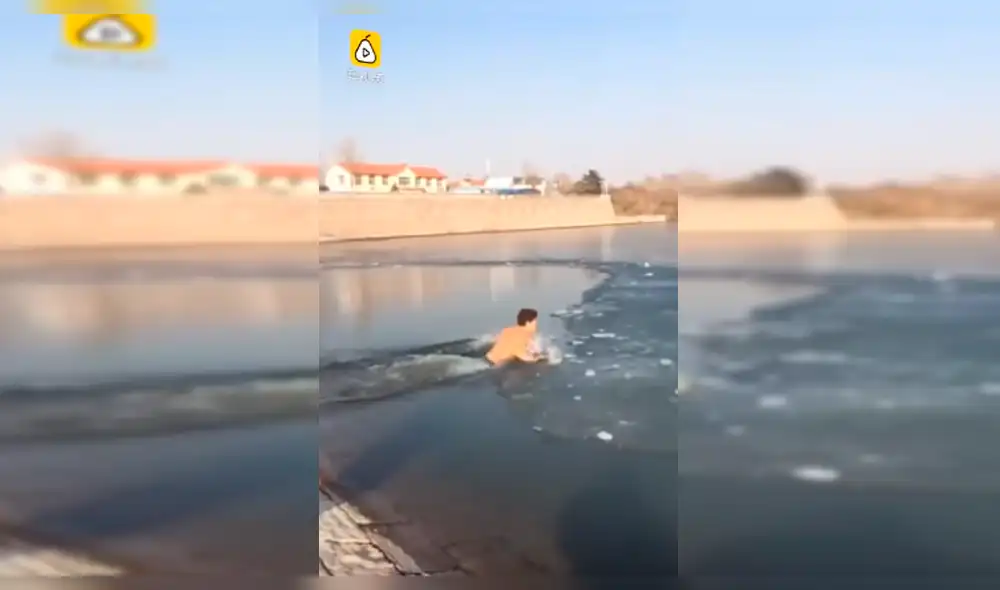 YouTube Viral: Entra a bucear a lago congelado y no puede salir a la superficie [VIDEO]