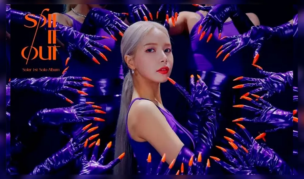 Solar de MAMAMOO lanzó un nuevo teaser de su álbum debut como solista Spit it out.