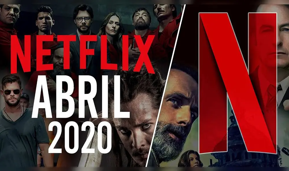 Series, películas y documentales estrenos para abril de 2020 - Fuente: Netflix