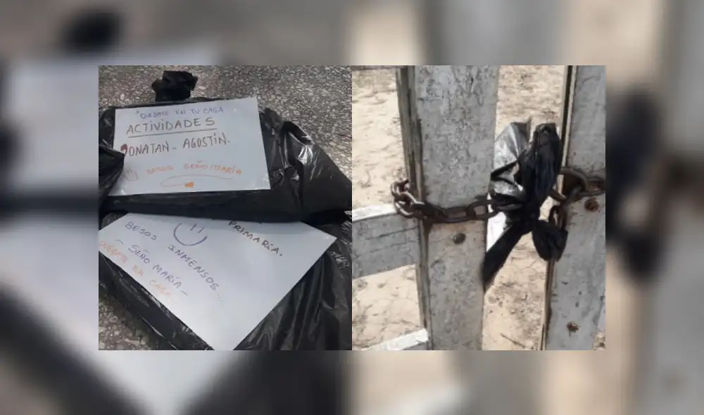 Con su propio auto, recorre las casas de cada uno de sus alumnos que no pueden tener acceso a Internet para realizar las clases virtuales dispuestas en medio de la pandemia. (Foto: Facebook)