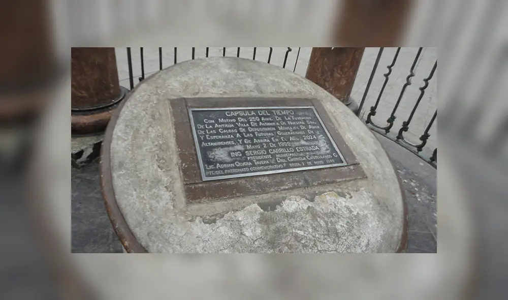 Cápsula del tiempo en Altamira, Tamaulipas. Foto: Flickr / De Mochila Por México. Cápsula del tiempo en Altamira, Tamaulipas. Foto: Flickr / De Mochila Por México.