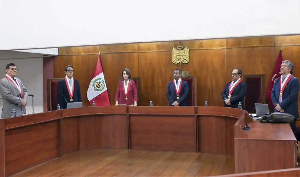 Fue por mayoría. El día de la audiencia, cinco miembros del Tribunal Constitucional se inclinaron por dar luz verde a la ley de contrarreforma del Congreso. Foto: difusión.