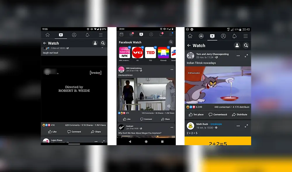 El modo oscuro comienza a llegar a Facebook para Android.