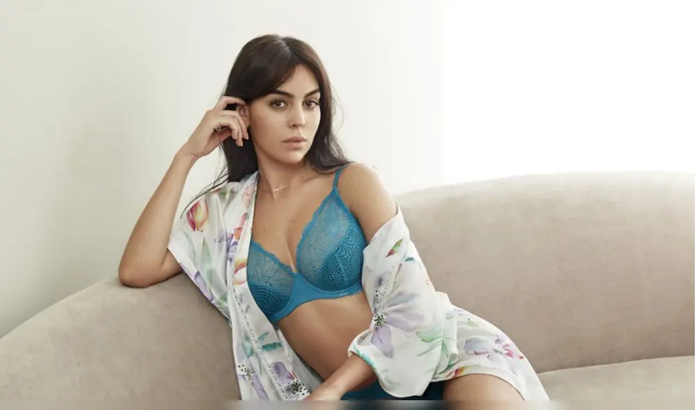 Georgina es nueva imagen de lencería y sesión de fotos enamora al mundo