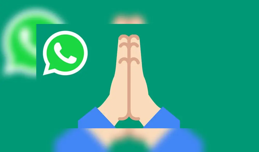 El curioso significado del emoji de "las manos juntas".