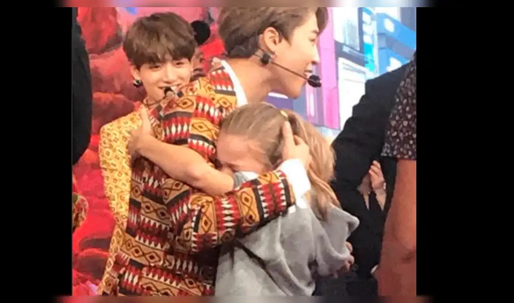 Niña se emociona al ver a BTS en vivo y reacción de Jimin se robó todas las miradas