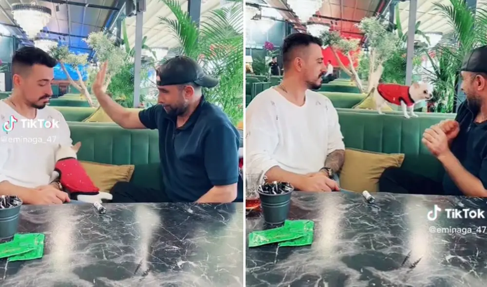 Miles de usuarios no han parado de reír con esta escena. Foto: composición LR/TikTkt/@eminaga_47