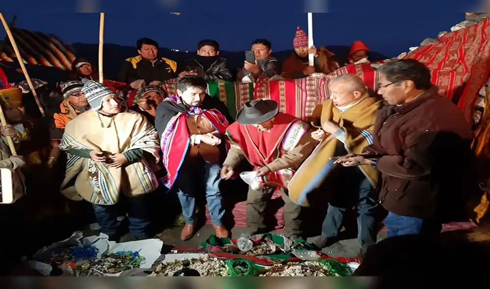 Gobernador de Arequipa realizó ceremonia del Año Nuevo Andino en cerro Kasapactac Gobernador de Arequipa realizó ceremonia del Año Nuevo Andino en cerro Kasapactac