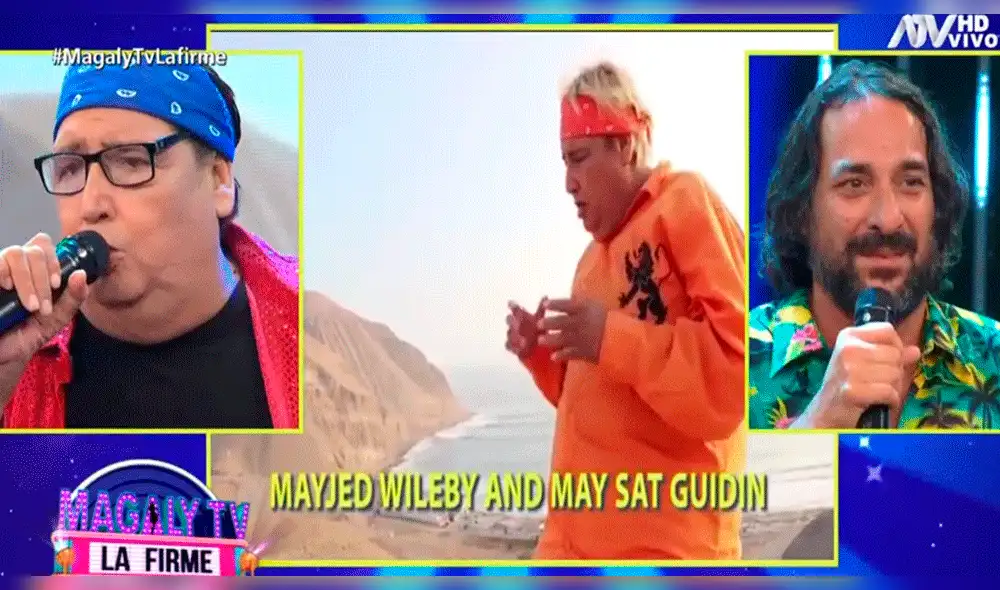 Magaly Medina queda en 'shock' al oír cantar a Tongo sus éxitos en inglés