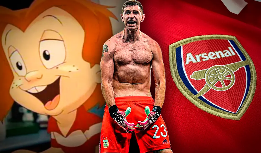 ¿Por qué le dicen 'Dibu' a Emiliano Martínez, el exarquero del Arsenal? El origen guarda mucha relación con un programa de televisión emitido en Argentina. Foto: composición de Jazmin Ceras/LR/Televen/Difusión/Arsenal