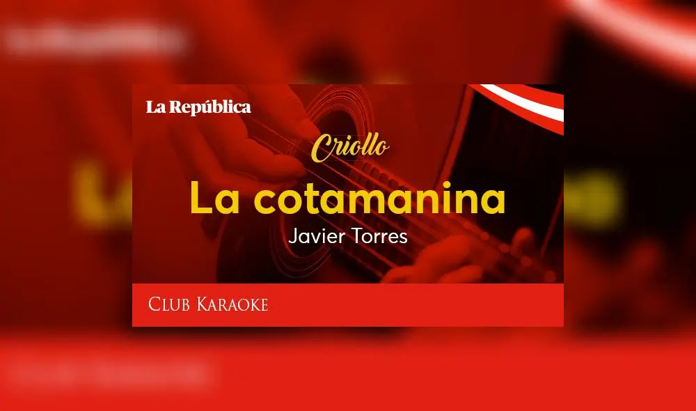 La contamanina, canción de Javier Torres