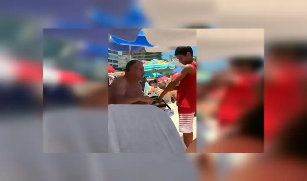 En Facebook, un hombre tuvo un noble gesto con un niño al protegerlo de los fuertes rayos de sol. En Facebook, un hombre tuvo un noble gesto con un niño al protegerlo de los fuertes rayos de sol.