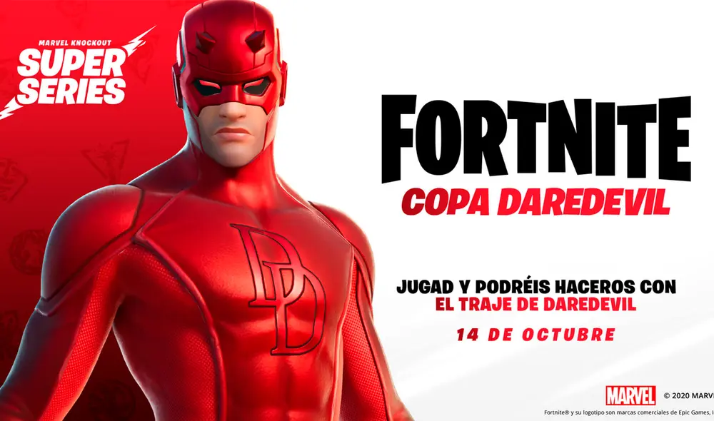 La copa Daredevil es la primer competencia del Marvel Knockout Super Series. Foto: Epic Games