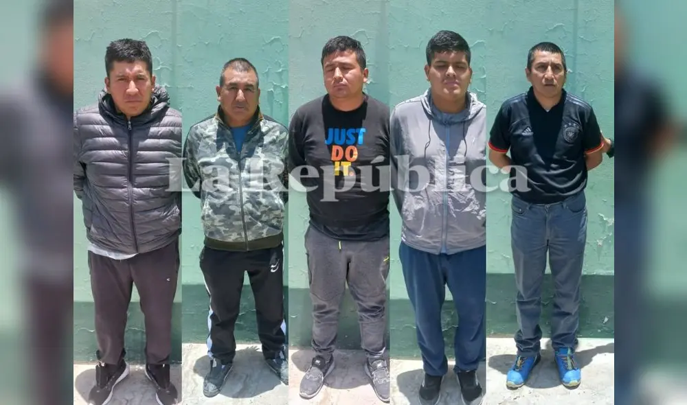 Arequipa. uno de los detenidos ya había sido capturado por un robo en el año 2017. Arequipa. uno de los detenidos ya había sido capturado por un robo en el año 2017.