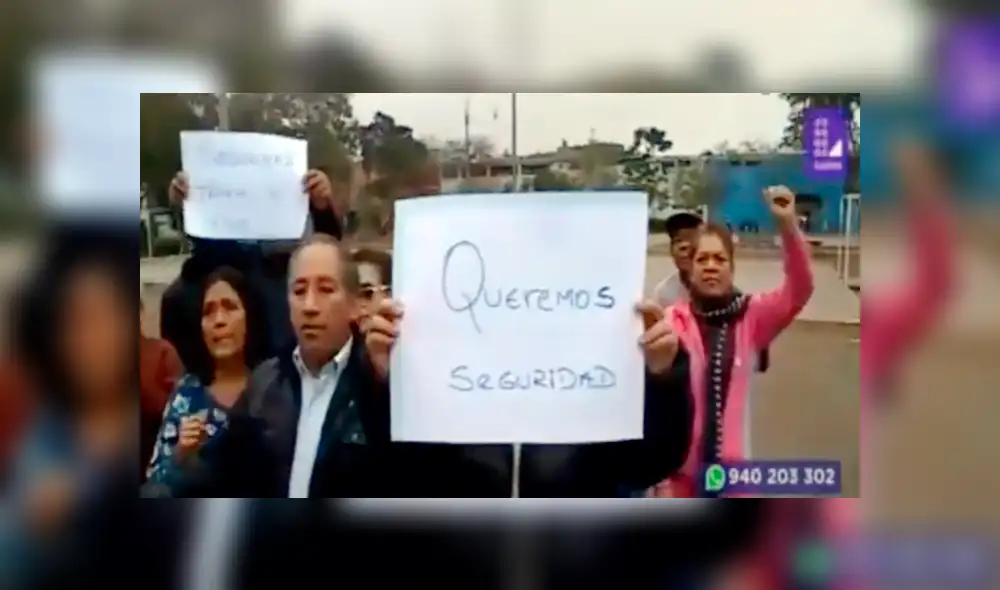 Comas: vecinos echan brea a un parque para alejar a los drogadictos [VIDEO]