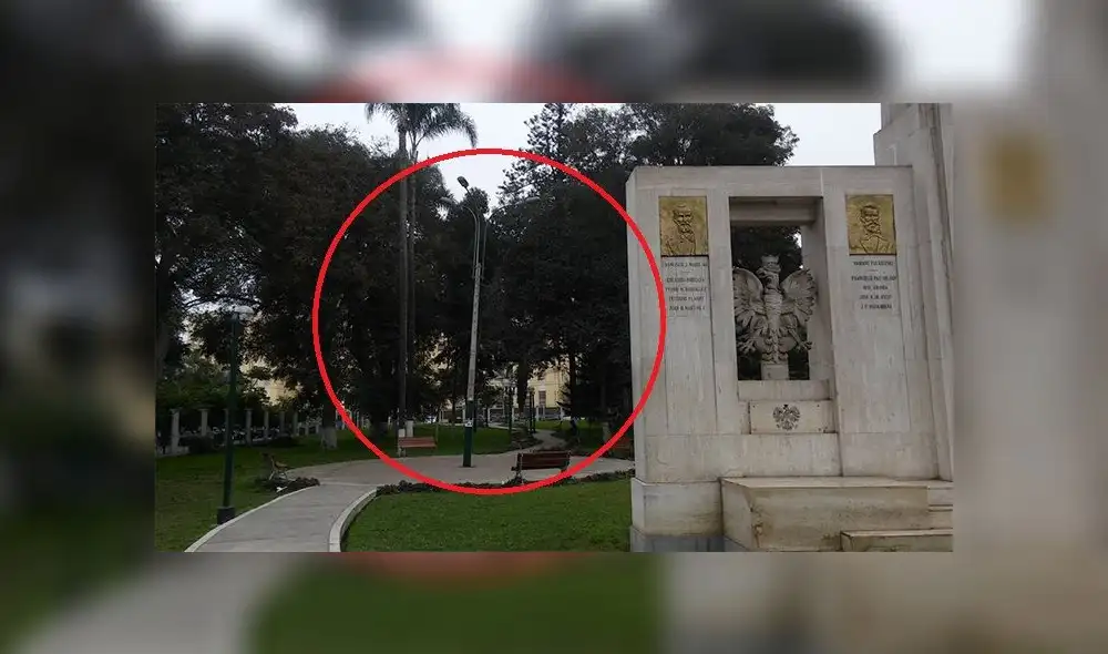 #YoDenuncio: poste inclinado representa peligro para visitantes de parque #YoDenuncio: poste inclinado representa peligro para visitantes de parque