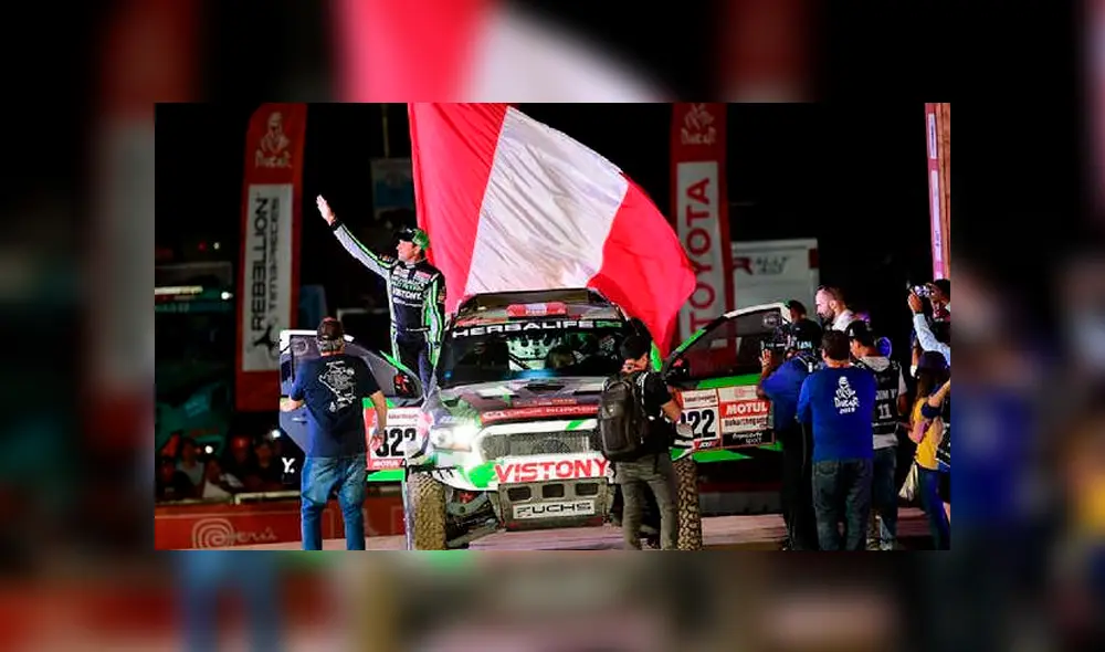 Nicolás Fuchs ingresó al top 10 en la segunda etapa del Dakar 2019