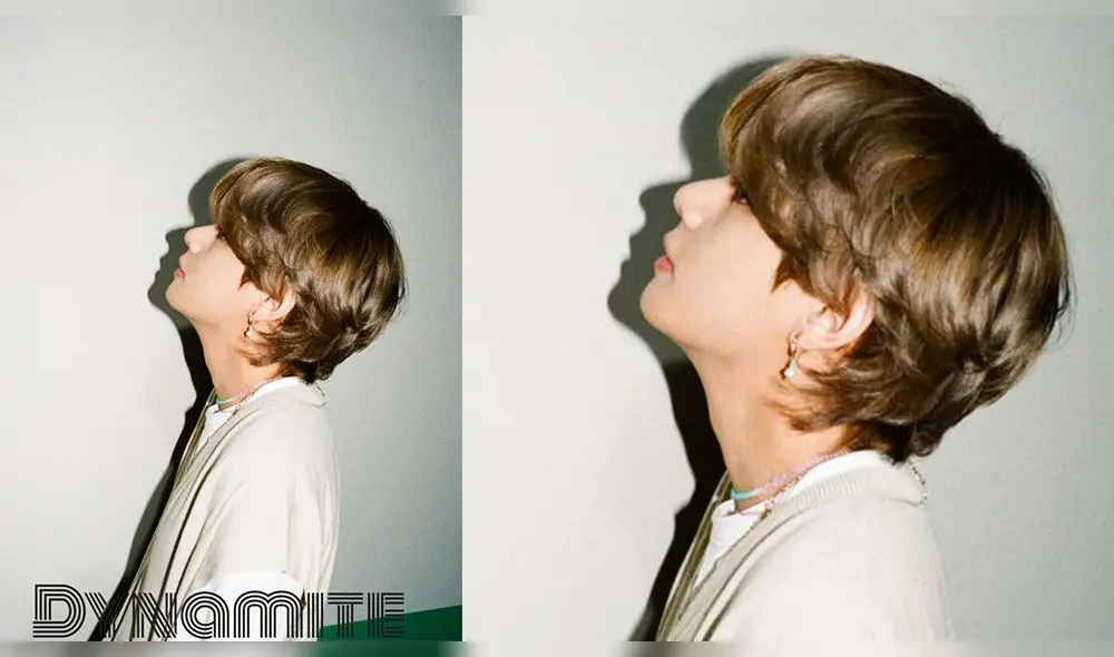 Foto promocional de Taehyung para Dynamite. Créditos: Big Hit.
