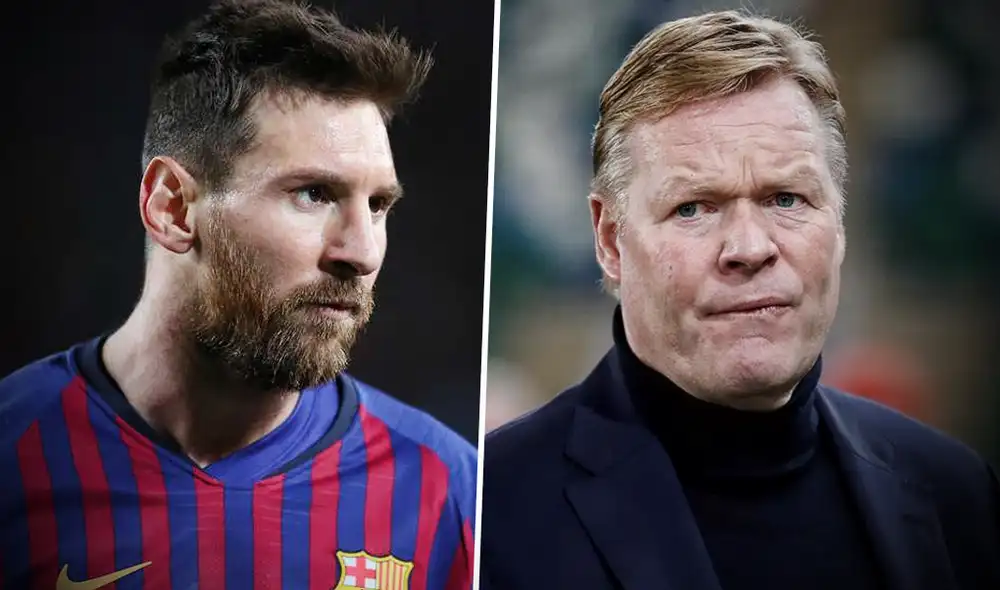 La reunión entre Lionel Messi y Ronald Koeman. | Foto: Gerson Cardoso