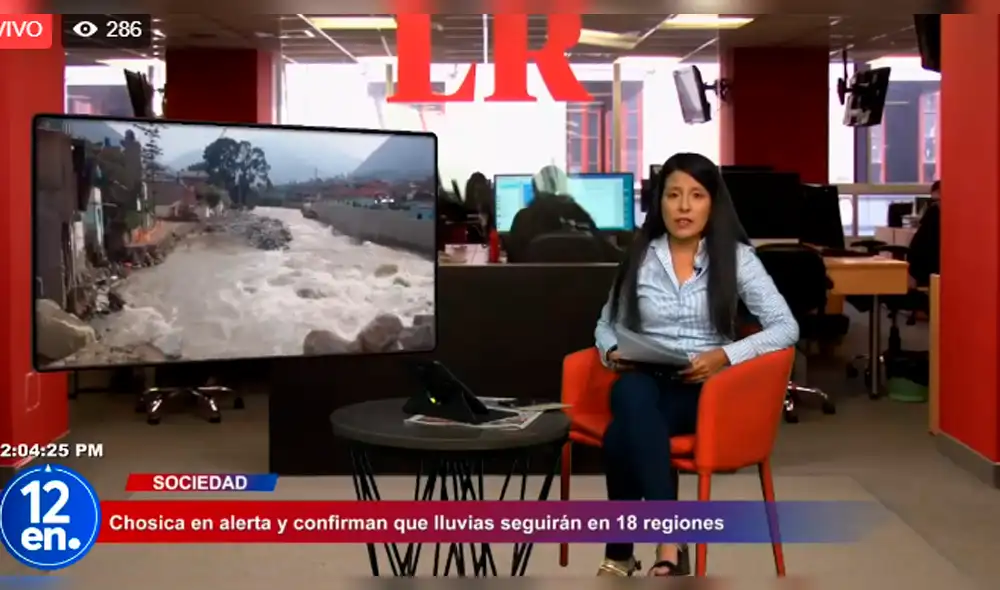 12 En Punto: Casas en peligro en Chosica por aumento del río Rímac