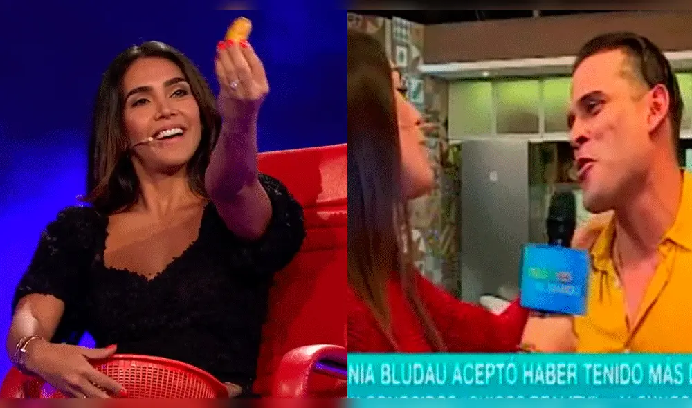 Vania Bludau y Christian Domínguez