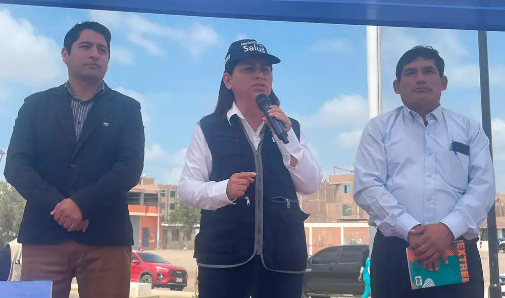 La titular de salud declaró que las protestas solo retrasarán lo que se ha avanzado. Foto: R. Quincho/URPI-LR