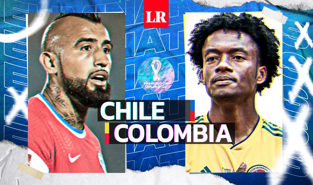 Chile recibirá a Colombia en la segunda fecha de las Eliminatorias Qatar 2022. Foto: Composición La República/Fabrizio Oviedo