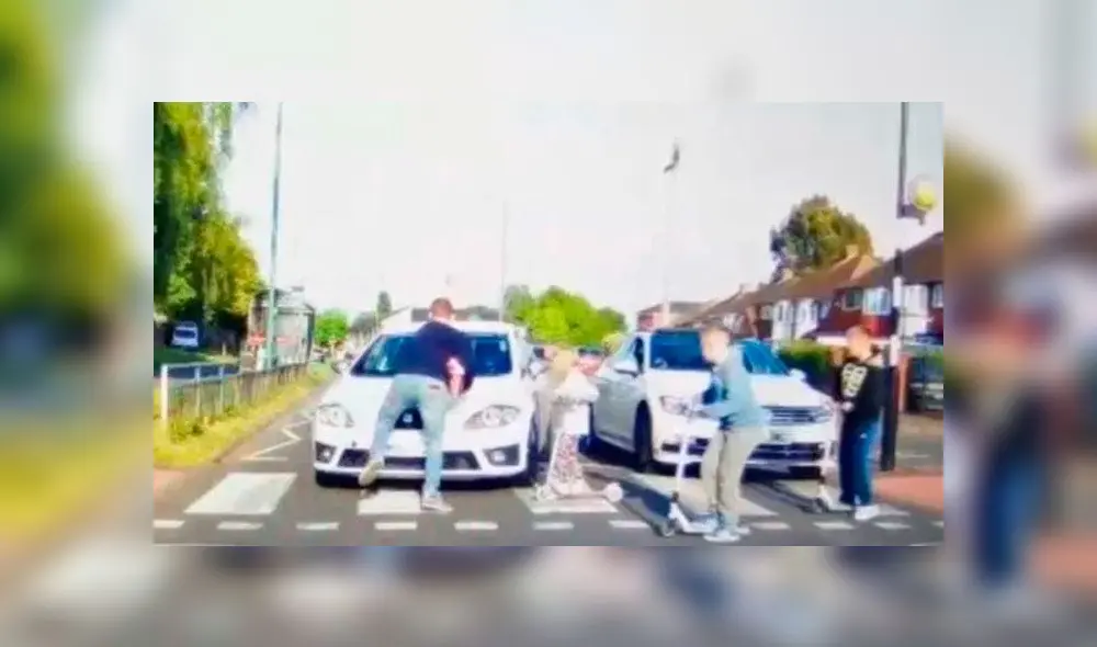 La mamá de la niña colgó el video en redes sociales. (Fuente: The Sun) La mamá de la niña colgó el video en redes sociales. (Fuente: The Sun)