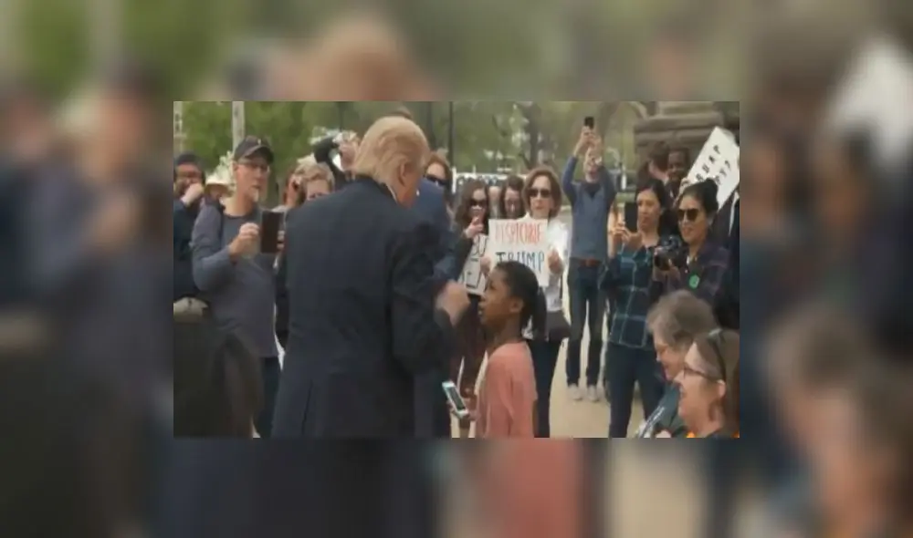 YouTube: niña regaña a ‘Donald Trump’ ante cámaras y se vuelve viral