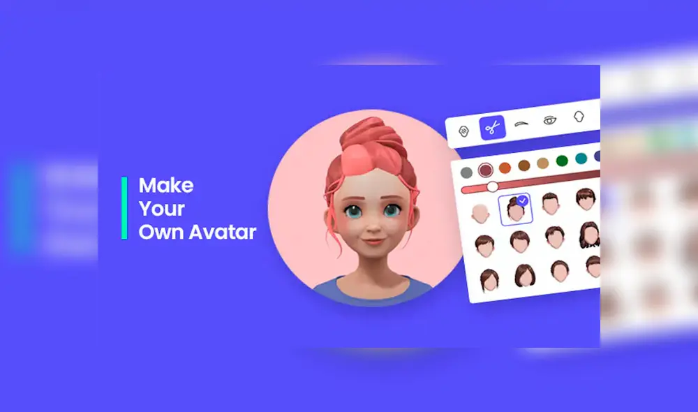 Puedes personalizar tu avatar. Foto: Hyprmeet.