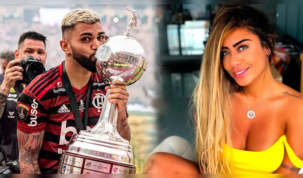 Rafaella Da Silva le echó suerte al delantero del Flamengo para terminar siendo el goleador del partido. Foto: Instagram.