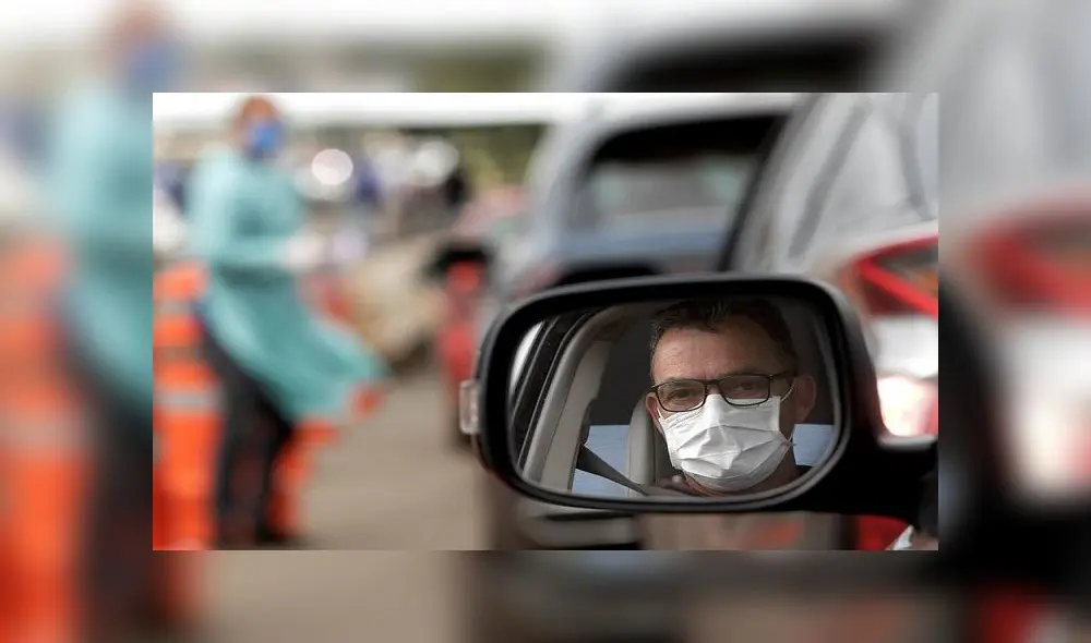 El Gobierno de Brasilia habilitó pruebas rápidas de coronavirus sin bajarse del auto. Foto: EFE El Gobierno de Brasilia habilitó pruebas rápidas de coronavirus sin bajarse del auto. Foto: EFE