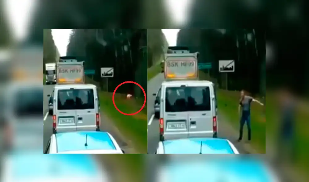 Facebook: Hombre musculoso le da su 'merecido' a un sujeto que tiró basura en la calle [VIDEO]