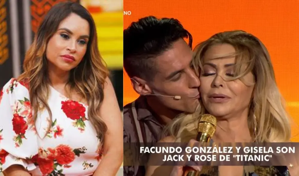 Ethel Pozo se muestra muy incómoda por coqueteos entre su madre y Facundo González. Foto: Composición La República/Captura América TV
