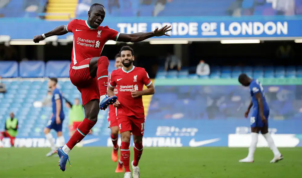 Liverpool venció 2-0 a Chelsea por la Premier League. Foto: AFP