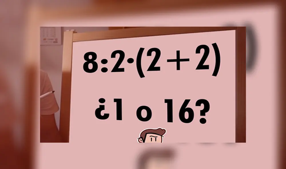 Desliza para conocer la respuesta correcta de esta operación que es tendencia en YouTube. Foto: Captura. Desliza para conocer la respuesta correcta de esta operación que es tendencia en YouTube. Foto: Captura.