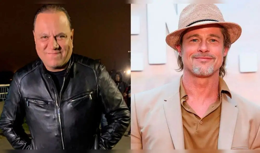 Mauricio Diez Canseco y Brad Pitt