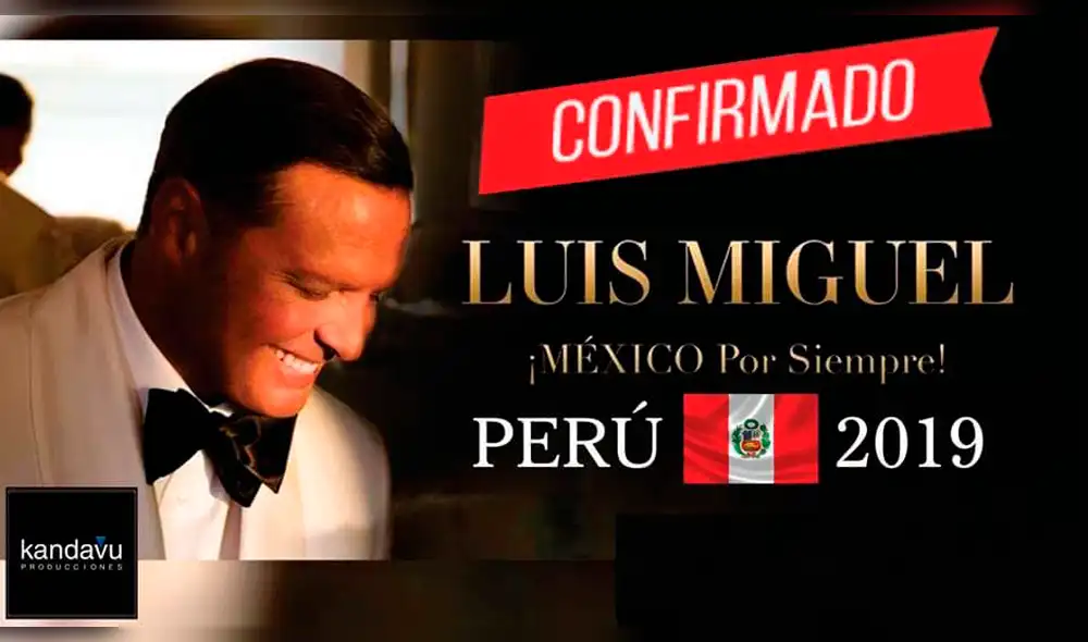 Luis Miguel en Lima: posibles precios de las entradas sorprende a fanáticos peruanos