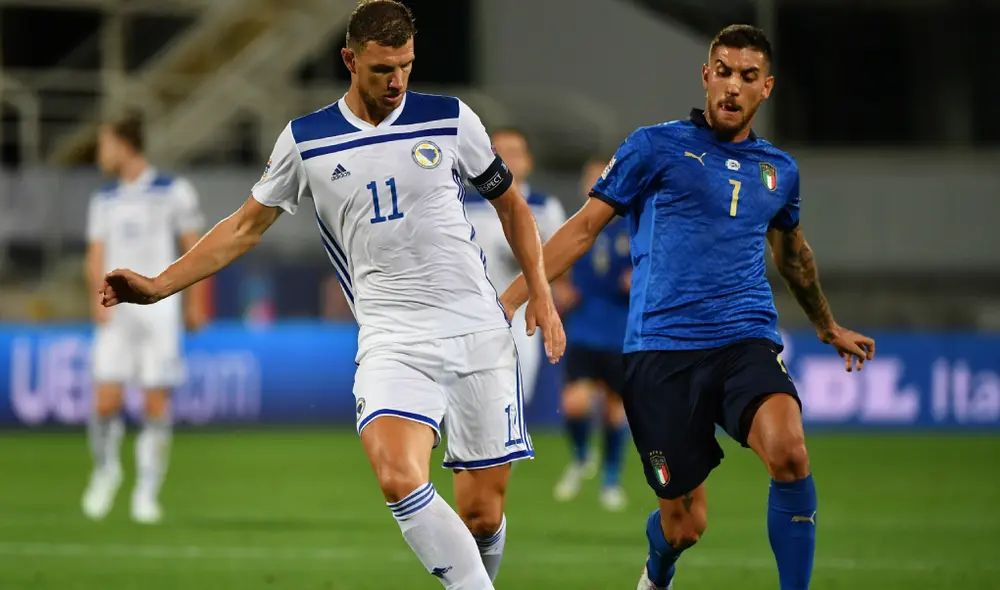Italia vs. Bosnia por la UEFA Nations League. (Créditos: AFP) Italia vs. Bosnia por la UEFA Nations League. (Créditos: AFP)