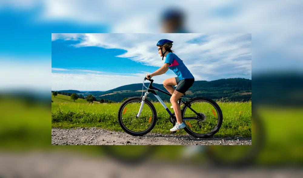 Ejercicios para crecer: montar bicicleta.