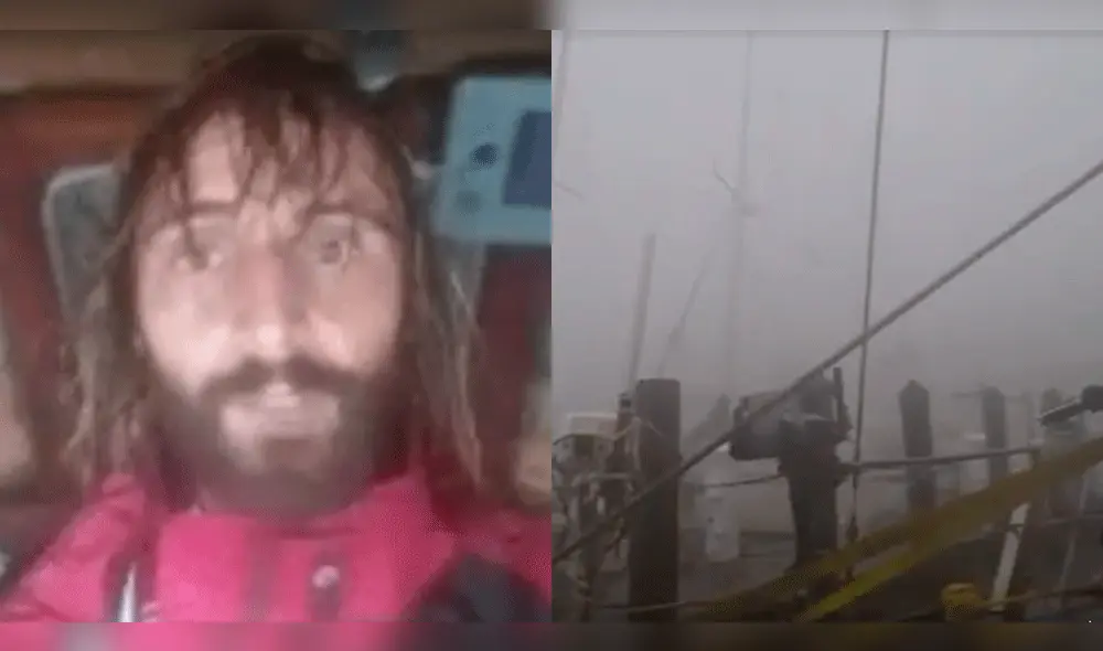 Facebook: Temerario marinero transmitió en vivo la llegada del huracán Irma a Florida [VIDEO]