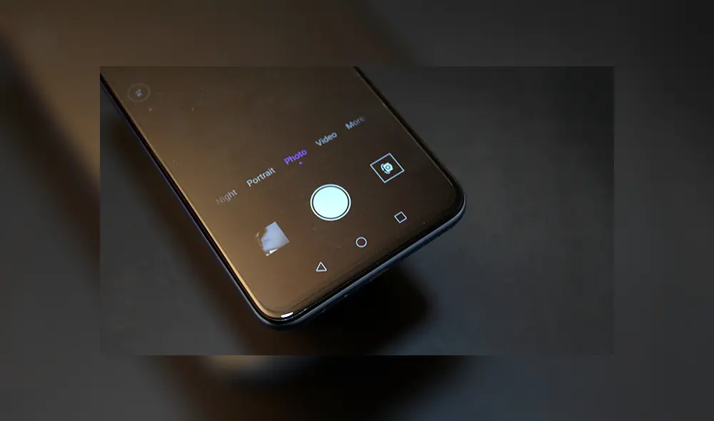 Aplicación de la cámara del Huawei Y9s.