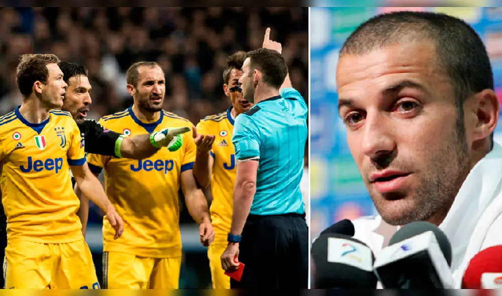 Del Piero se mostró sorprendido de las declaraciones de Buffon sobre el árbitro