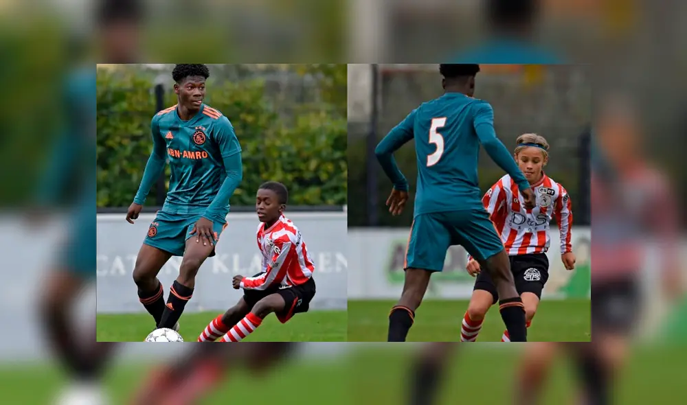 David Easmon tiene 14 años y juega para el Ajax: ahora es viral por su increíble físico David Easmon tiene 14 años y juega para el Ajax: ahora es viral por su increíble físico