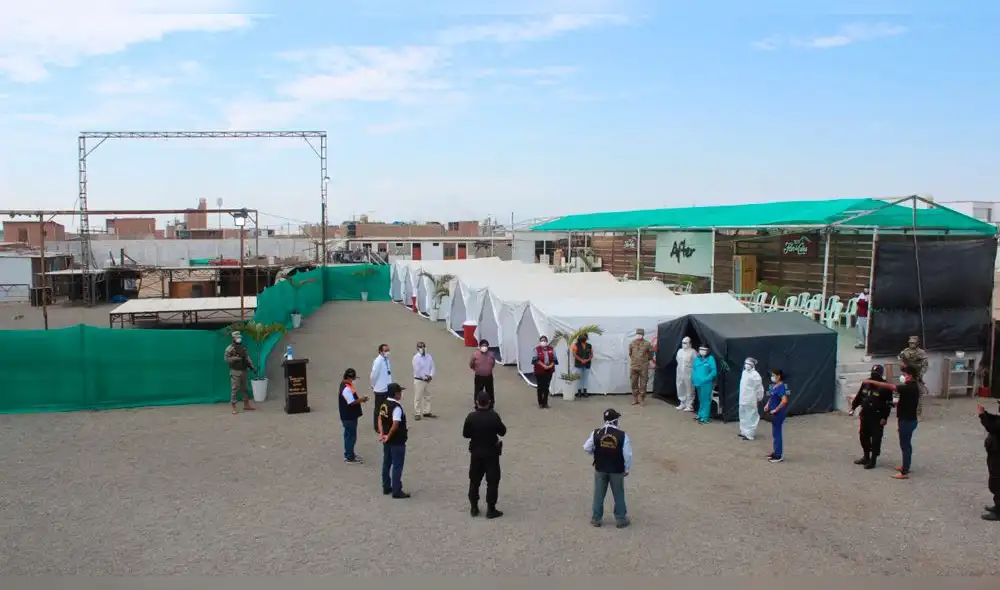 Centro de aislamiento de Pimentel