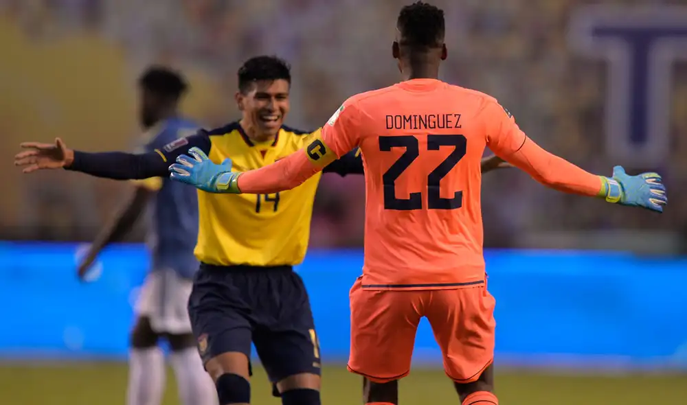 Ecuador goleó 6-1 a Colombia en Quito por la fecha 4 de las Eliminatorias Qatar 2022. Foto: AFP